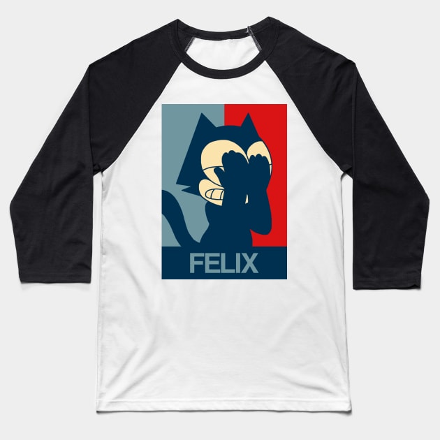 Felix The cat Baseball T-Shirt by mrcatguys